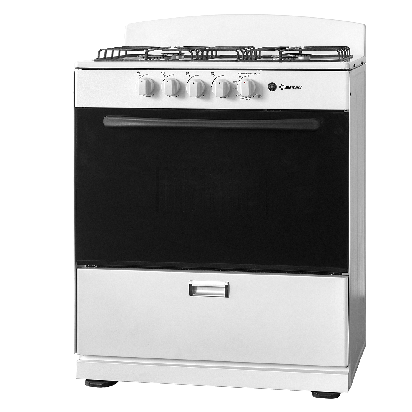 Element Appliance EEGR3A4MCCW Element Electronics 4.0 Cu. Ft. 30", 4-Burner Gas Range (Eegr3A4Mccw)