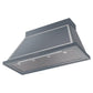 Ilve UANB48BGC Ilve Uanb48Bgc Nostalgie Ii Noblesse 48 Inch Range Hood With 600 Cfm (Blue Grey, Chrome)