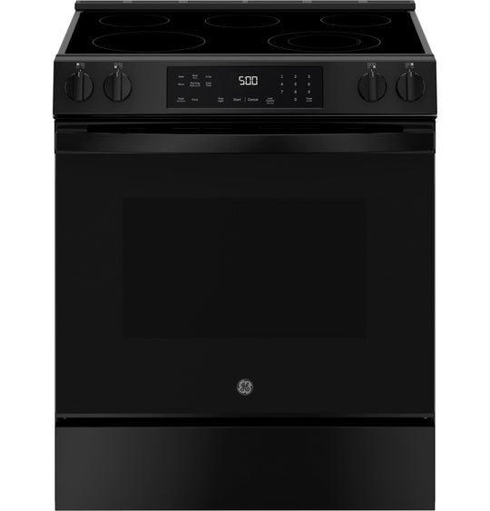 Ge Appliances GRS500PVBB Ge® Energy Star® 30" Slide-In Electric Range With Crisp Mode