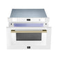 Forno FMWDR300024WHT Forno Capoliveri Espresso 24-Inch Microwave Drawer, White, 1.2 Cu.Ft, 1500 Watts, Built-In, Touch Control Lcd Display, Auto-Touch Open/Close, 11 Power Levels, Sensor Cooking