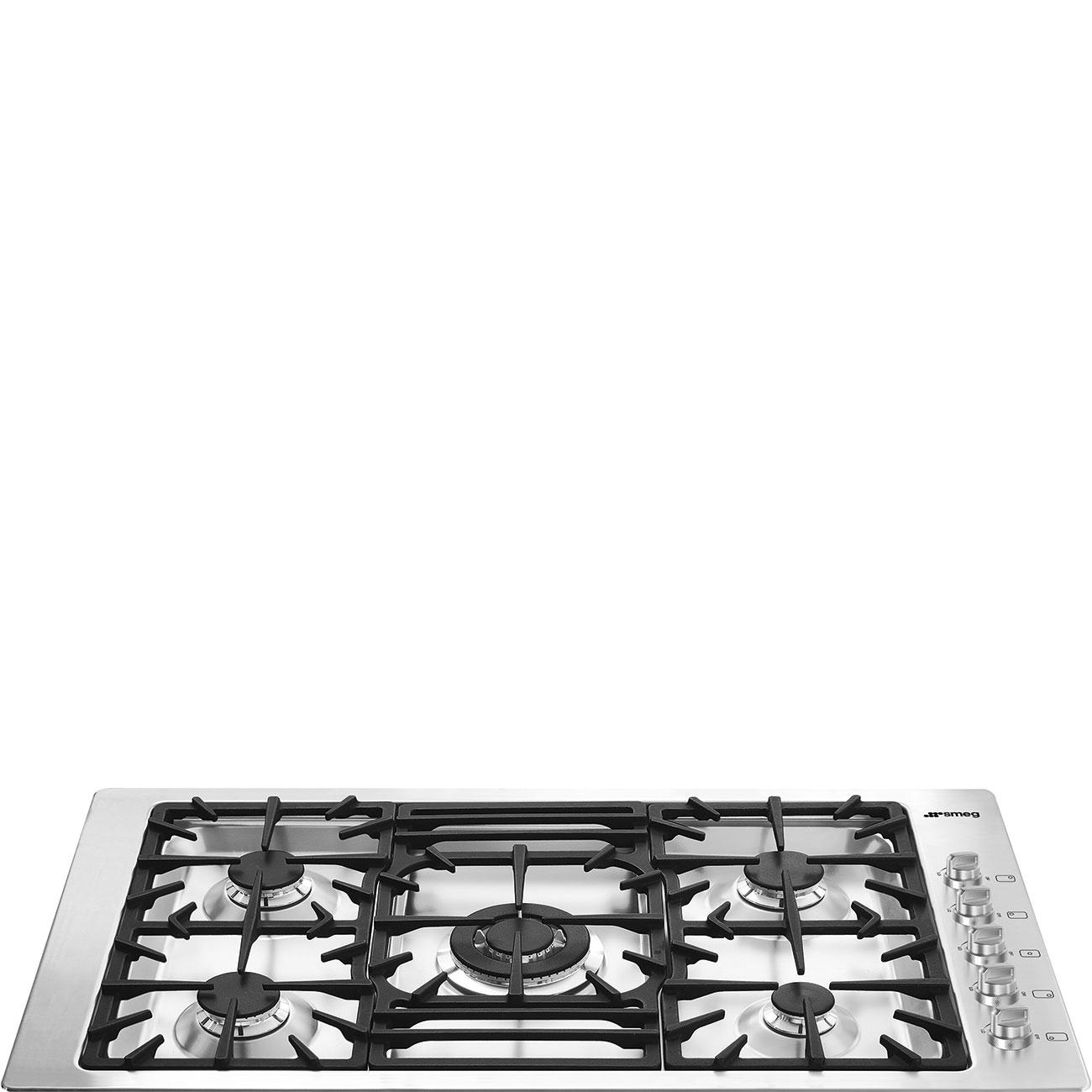 Smeg PGFU36X2 Cooktop Stainless Steel Pgfu36X2