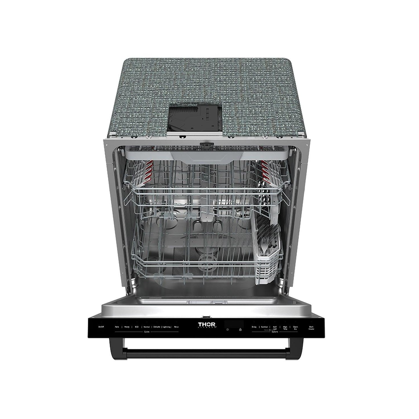 Thor Kitchen TDW24C7B 24 Inch Top Control Built-In Dishwasher In Black