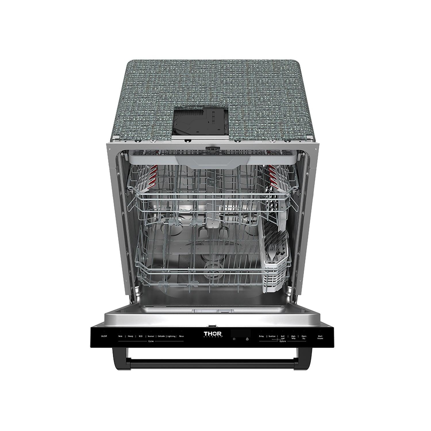 Thor Kitchen TDW24C7B 24 Inch Top Control Built-In Dishwasher In Black