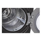 Lg DLHC4002B 7.4 Cu. Ft. Ultra Large Capacity Heat Pump Ventless Dryer, Wi-Fi Connectivity Black Steel