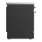 Ilve UMIB30NR3MGC Ilve Umib30Nr3Mgc Majestic Iii 30 Inch Induction Range With 4 Elements, 4 Cu. Ft. Oven Capacity (Triple Glass Door, Graphite Matte, Chrome)
