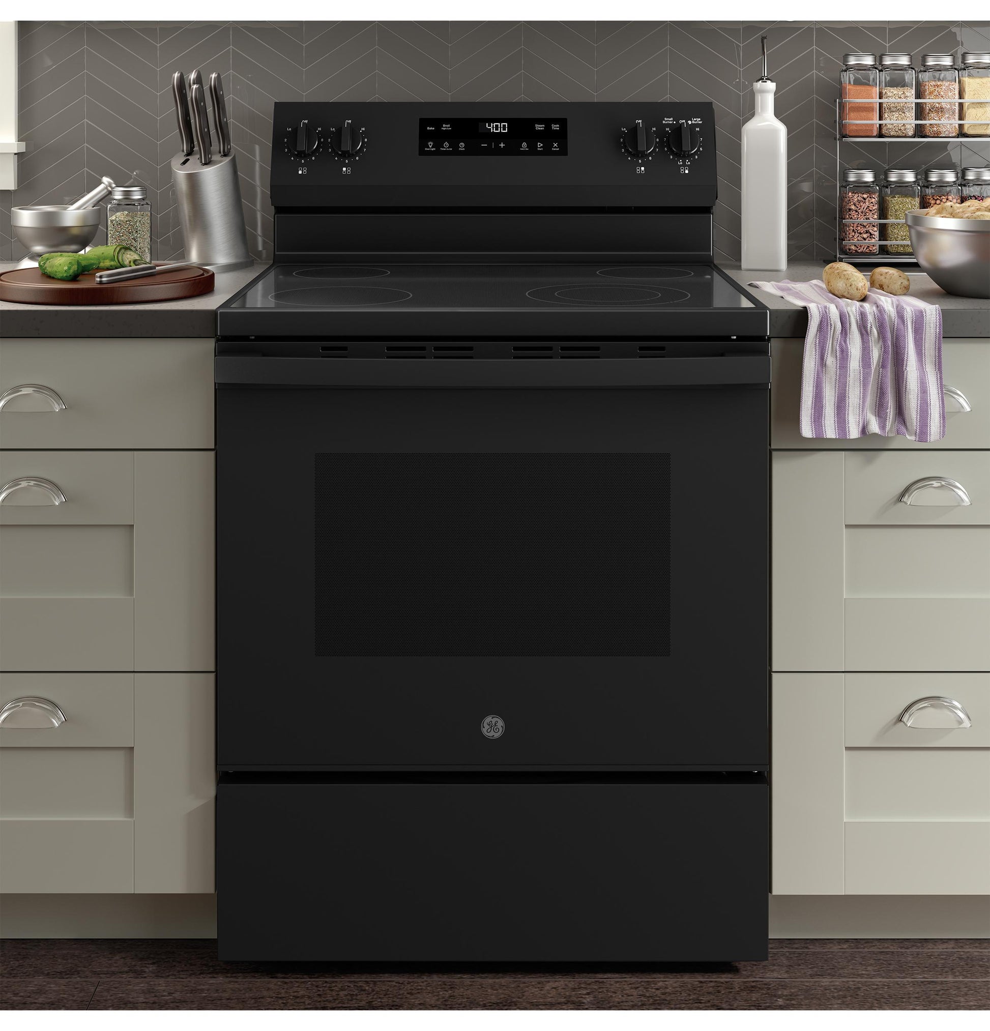 Ge Appliances GRF400SVBB Ge® 30" Free-Standing Electric Range
