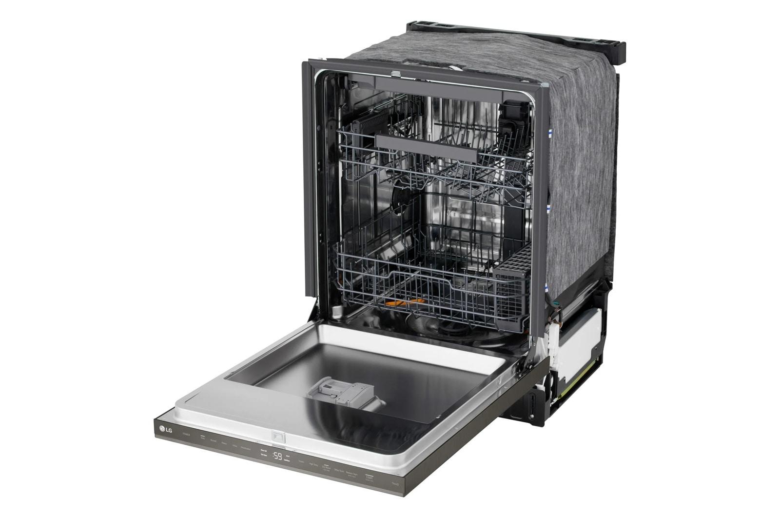 Lg LDNPM545D Smart Flushfit™ Top Control Dishwasher With 1-Hour Wash & Dry, Quadwash® Pro, And Dynamic Heat Dry™ W/Autovent Dry™