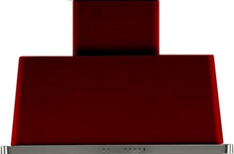 Ilve UAM100BU Majestic 40 Inch Burgundy Wall Mount Range Hood