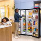 Ge Appliances GSE28NGYBB Ge® Energy Star® 27.9 Cu. Ft. Side-By-Side Refrigerator With Extra Tall Dispenser And In-Door Icemaker