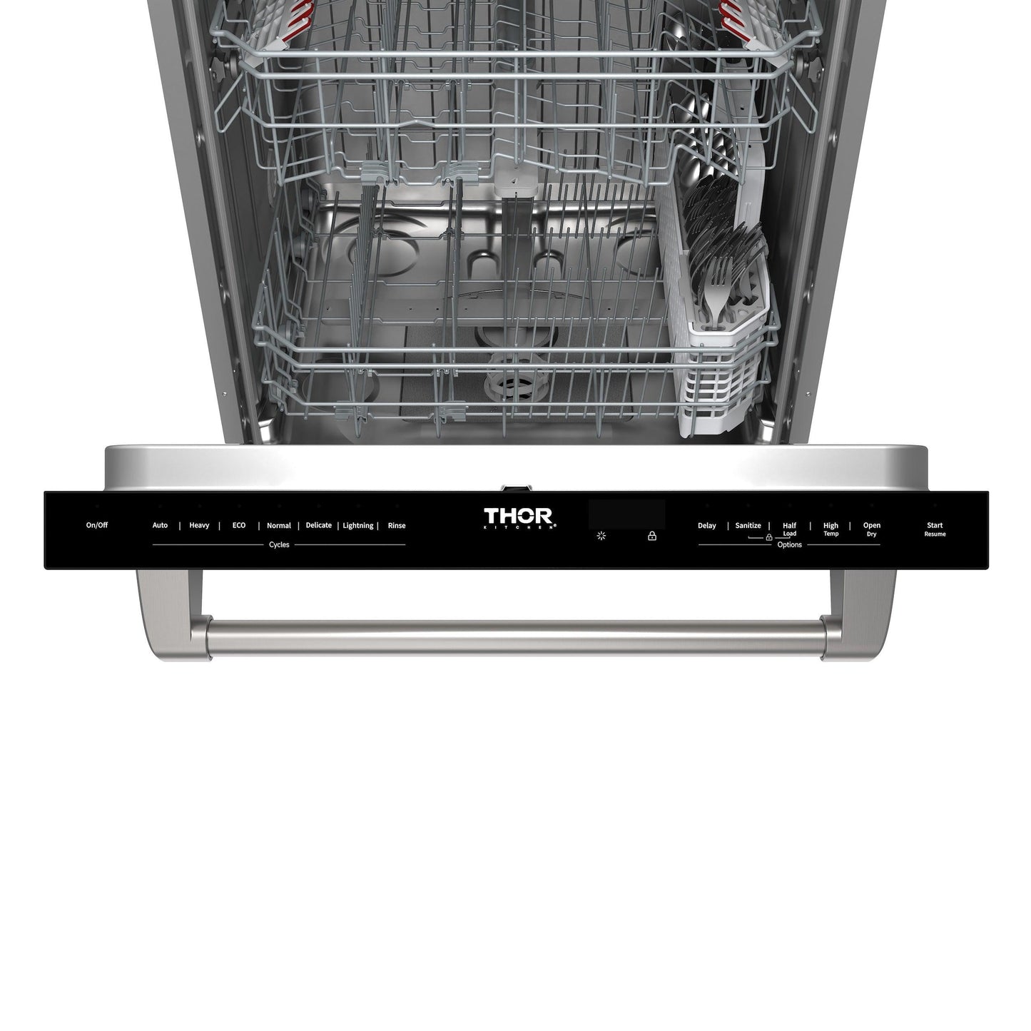 Thor Kitchen TDW24C7 24 Inch Built-In Dishwasher With Open Dry And 7 Cycle In Stainless Steel