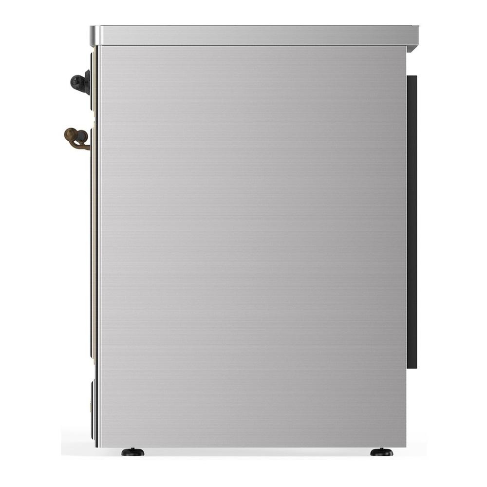 Ilve UMIB30NR3SSB Ilve Umib30Nr3Ssb Majestic Iii 30 Inch Induction Range With 4 Elements, 4 Cu. Ft. Oven Capacity (Triple Glass Door, Stainless Steel, Burnished)