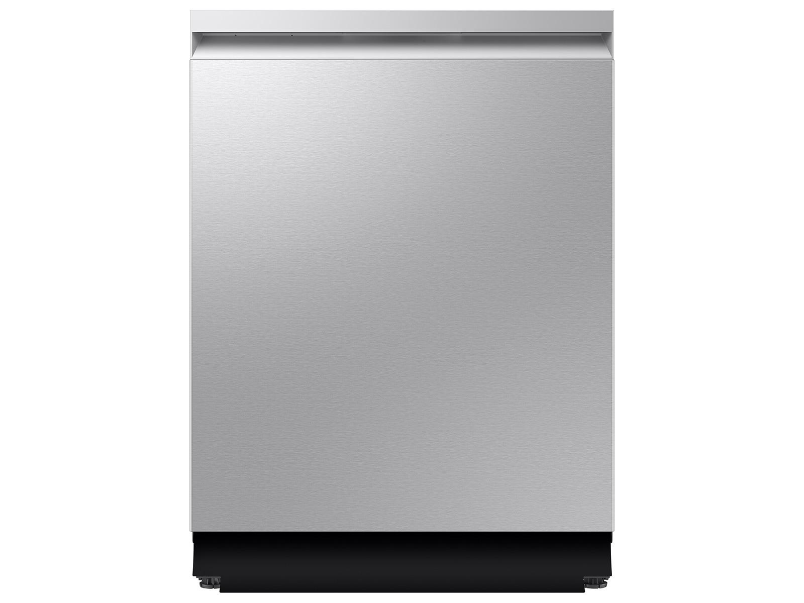 Samsung F1772134148673 Bespoke Kitchen Package With Ai 3-Door French Door Fridge, Slide-In Gas Range, Smart Dishwasher & Over-The-Range Microwave In Stainless Steel