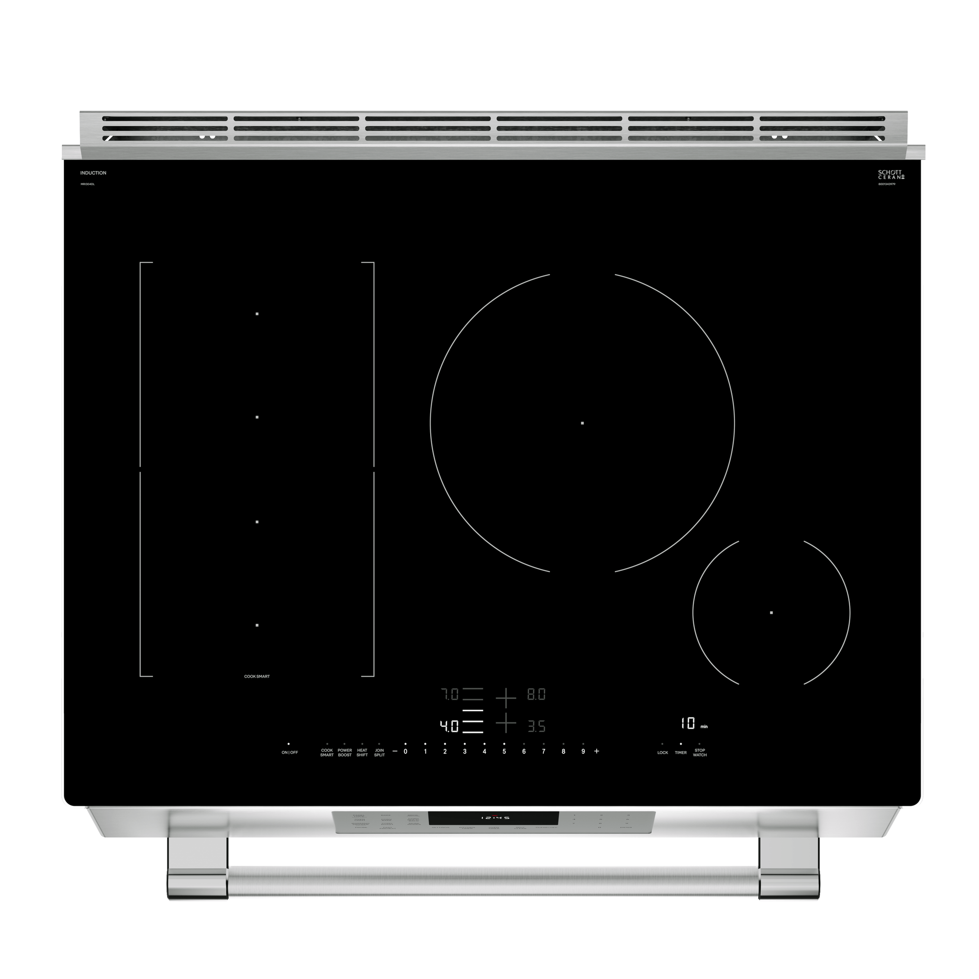 Thermador MRI304DL Masterpiece®, Induction Slide-In Range, 30'' Pro Grand® Commercial Depth, Stainless Steel