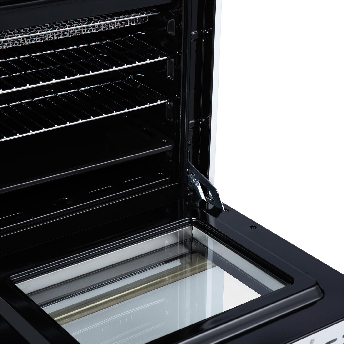 Forno FFSGS627224WHT Forno Breno 24 Inch Freestanding Gas Range In White With Antique Brass, Compact Design