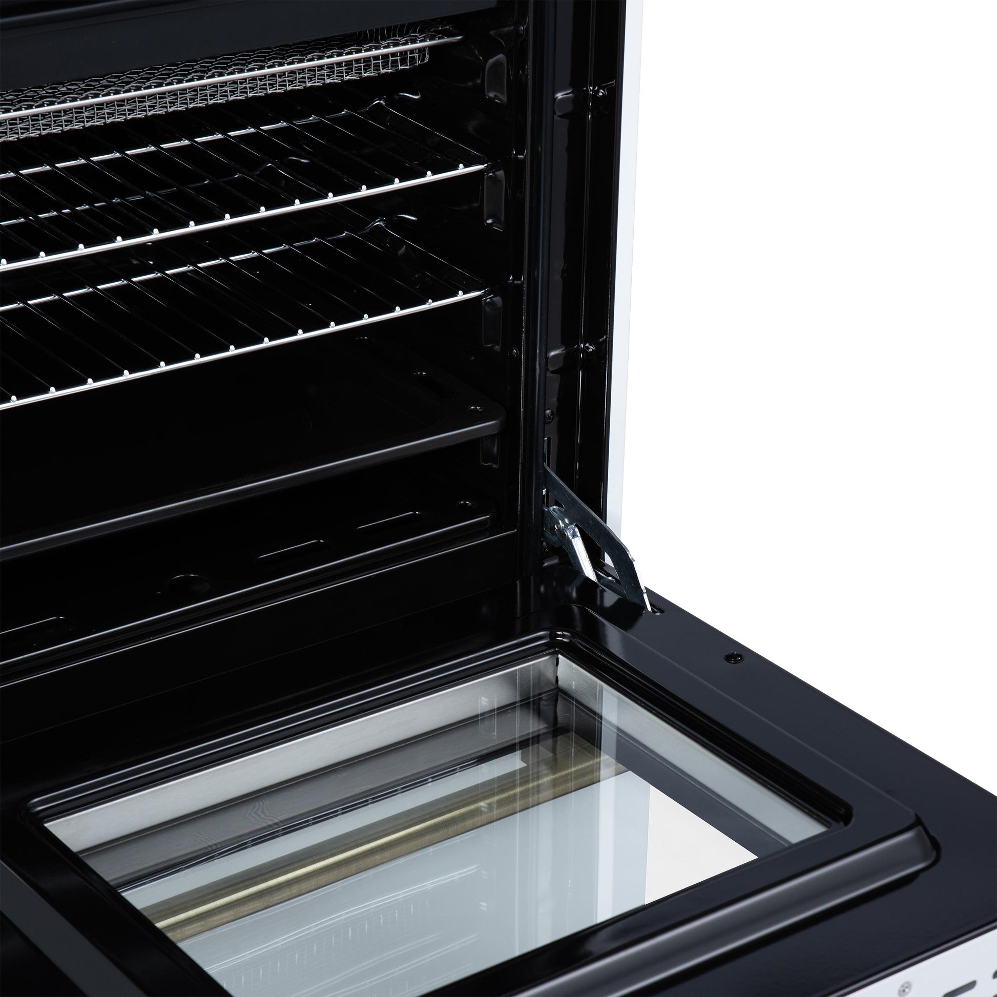 Forno FFSGS627224WHT Forno Breno 24 Inch Freestanding Gas Range In White With Antique Brass, Compact Design