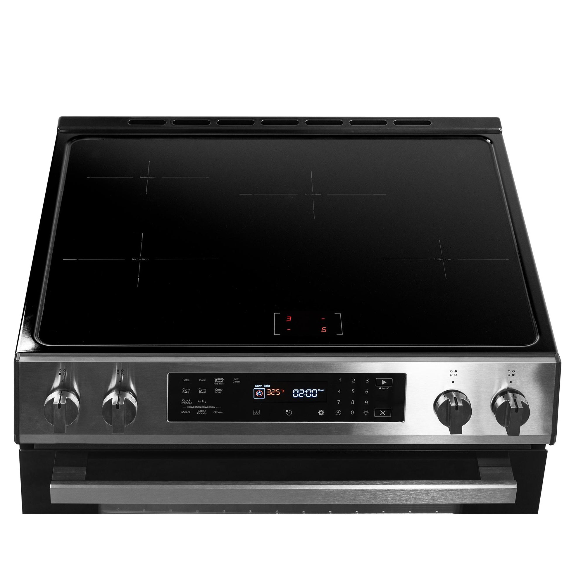 Danby DIRC300BSS Danby 30 Slide In Induction Range With Led Touch Control In Black Stainless Steel