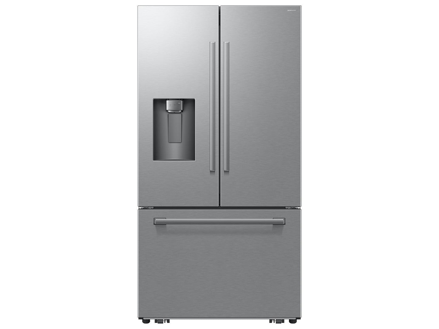 Samsung F1772135462729 Bespoke Kitchen Package With Ai 3-Door French Door Fridge, Slide-In Gas Range, Smart Dishwasher & Over-The-Range Microwave In Stainless Steel