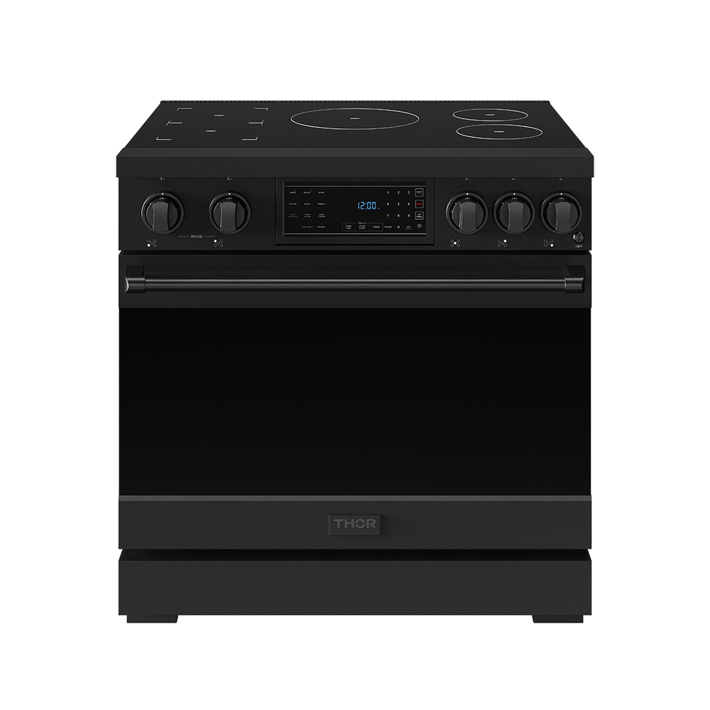 Thor Kitchen RSI36B 36 Inch Professional Induction Range With Tilt Panel Touch Control In Black Gordon Ramsay Series