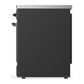 Ilve UMIB30QNR3MGB Ilve Umib30Qnr3Mgb Majestic Iii 30 Inch Induction Range With 4 Elements, 4 Cu. Ft. Oven Capacity (Solid Door, Graphite Matte, Burnished)