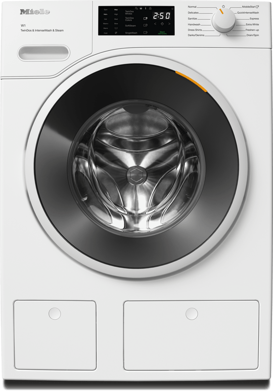 Miele WXF980WCS Wxf980 Wcs Tdos&Iwash&Steam - W1 Front-Loading Washing Machine: 8 Kg 1600 Rpm Auto Dosing Pre-Ironing Miele@Home Capdosing