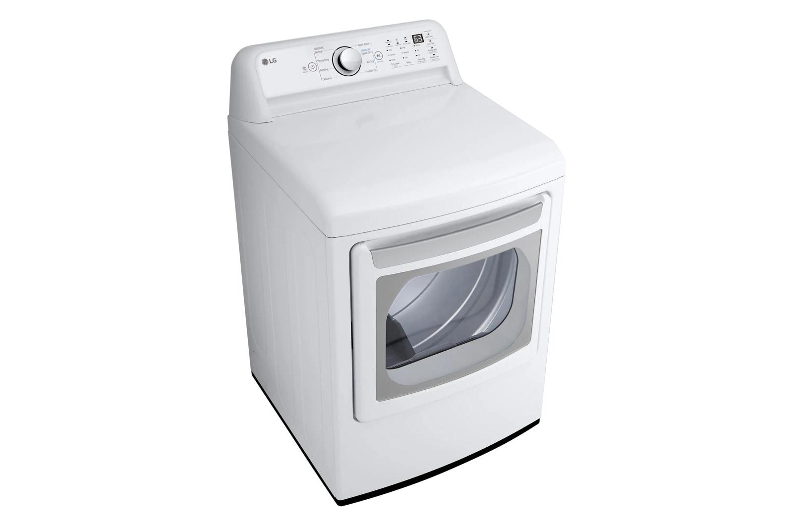 Lg DLE7010W 7.3 Cu. Ft. Ultra Large Capacity Electric Dryer With Sensor Dry Technology