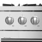 Forno FFSGS619730 Forno Marco 30-Inch Dual Fuel Range, Stainless Steel, 4 Burners, 37,000 Btu, True Convection Oven, Energy Efficient