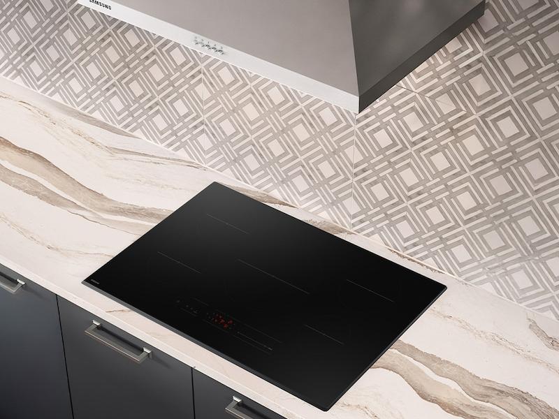 Samsung CC70F36S2D 36" Induction Cooktop With Anti-Scratch Matte Glass And Sync Burners In Black