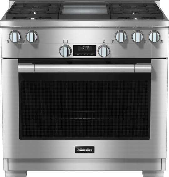Miele HR11363LPAGGD Hr 1136-3 Lp Ag Gd - 36" Range All Gas With Directselect, Twin Convection Fans And M Pro Dual Stacked Burners