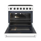Thor Kitchen LRG3601UW 36 Inch Professional Gas Range In White