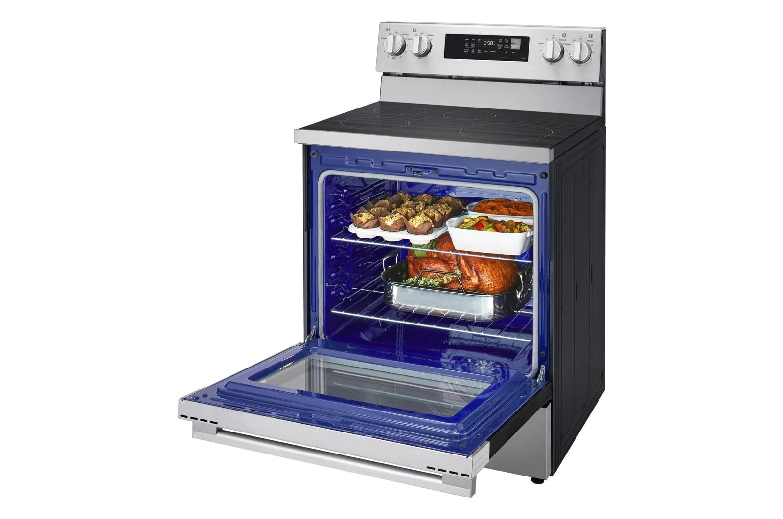 Lg LRIN6323YE 6.3 Cu. Ft. Smart Induction Freestanding Range With Probake Convection® And Air Fry