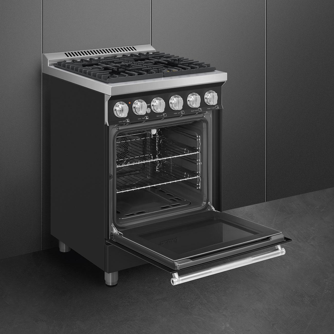 Smeg SPR24UGGAN 24" Free-Standing Gas Range - Thumbnail 2