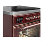 Ilve UMIB30NR3BUP Ilve Umib30Nr3Bup Majestic Iii 30 Inch Induction Range With 4 Elements, 4 Cu. Ft. Oven Capacity (Triple Glass Door, Burgundy, Copper)