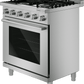 Bosch HDS5057U 500 Series, Dual Fuel Freestanding Range, 30'', Stainless Steel