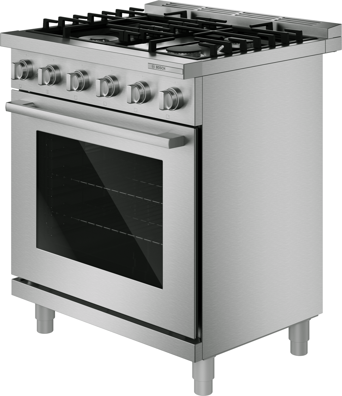 Bosch HDS5057U 500 Series, Dual Fuel Freestanding Range, 30'', Stainless Steel