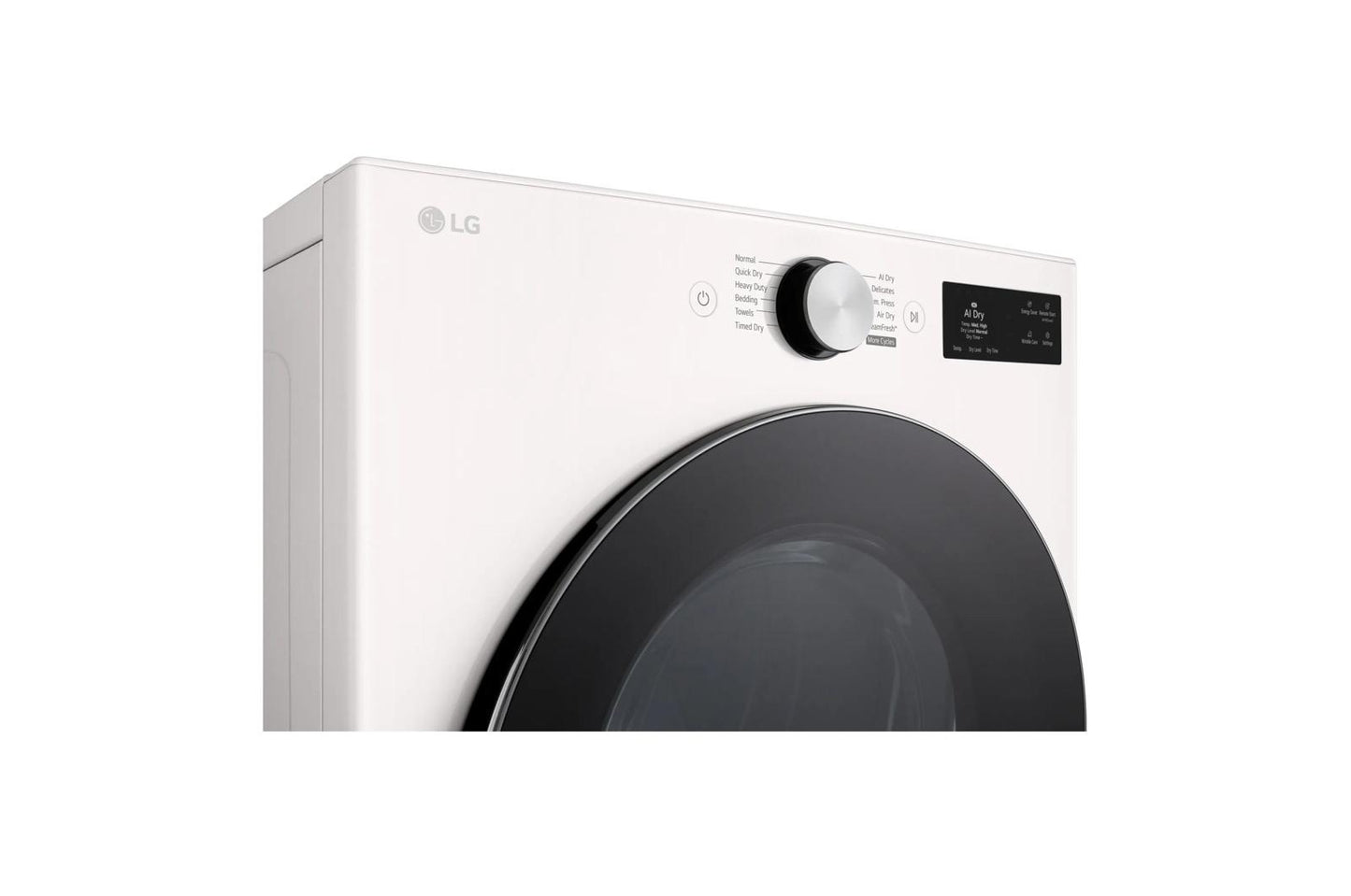 Lg DLGX5801A 7.4 Cu. Ft. Ultra Large Capacity Smart Front Load Gas Dryer With Turbosteam®, Ai Sensing And Hybrid Electronic Controls With Lcd Display