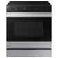 Samsung NSE6DG8700SR Bespoke 6.3 Cu. Ft. Smart Slide-In Electric Range With Smart Oven Camera & Illuminated Precision Knobs In Stainless Steel