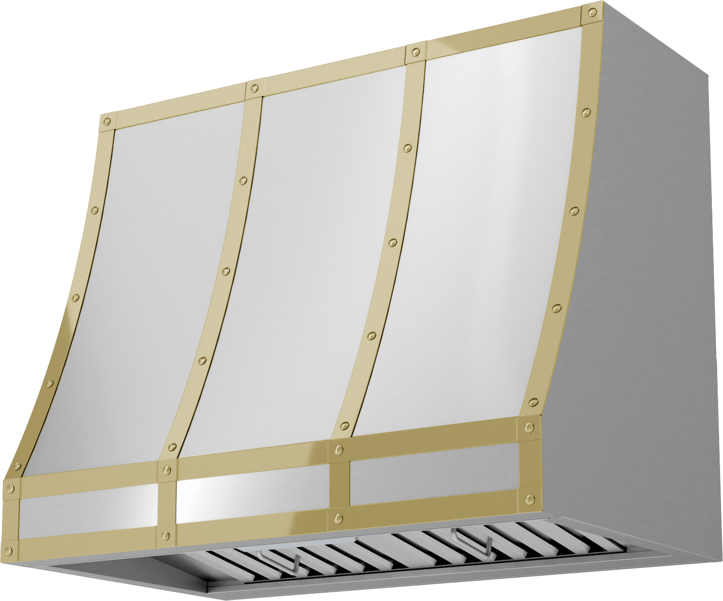 Zephyr BKFT36APG Forte Hood Banding Kit, 36In, Polished Gold