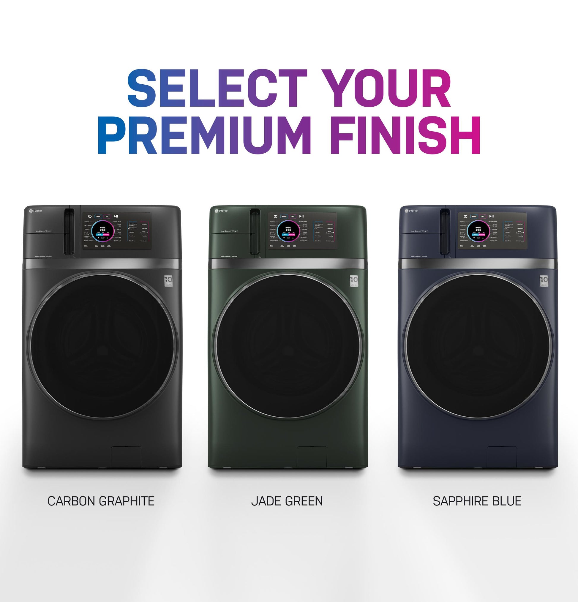 Ge Appliances PFQ97HSPVRS Ge Profile™ Energy Star® 4.8 Cu. Ft. Capacity Ultrafast Combo With Ventless Inverter Heat Pump Technology Washer/Dryer