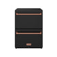 Thor Kitchen RF24UBRSG 24 Inch Undercounter Built-In Or Freestanding Drawer Refrigerator - Black/Rose Gold Gordon Ramsay Series