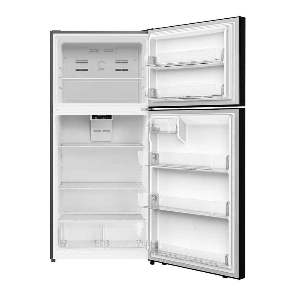 Verona VEFTF3018RBK Verona Veftf3018Rbk 30 Inch Top Freezer Refrigerator With 18.1 Cu. Ft. Total Capacity, Led Lighting, Reversible Doors, Gallon Door Storage, Recessed Handle, Energy Star (Black)