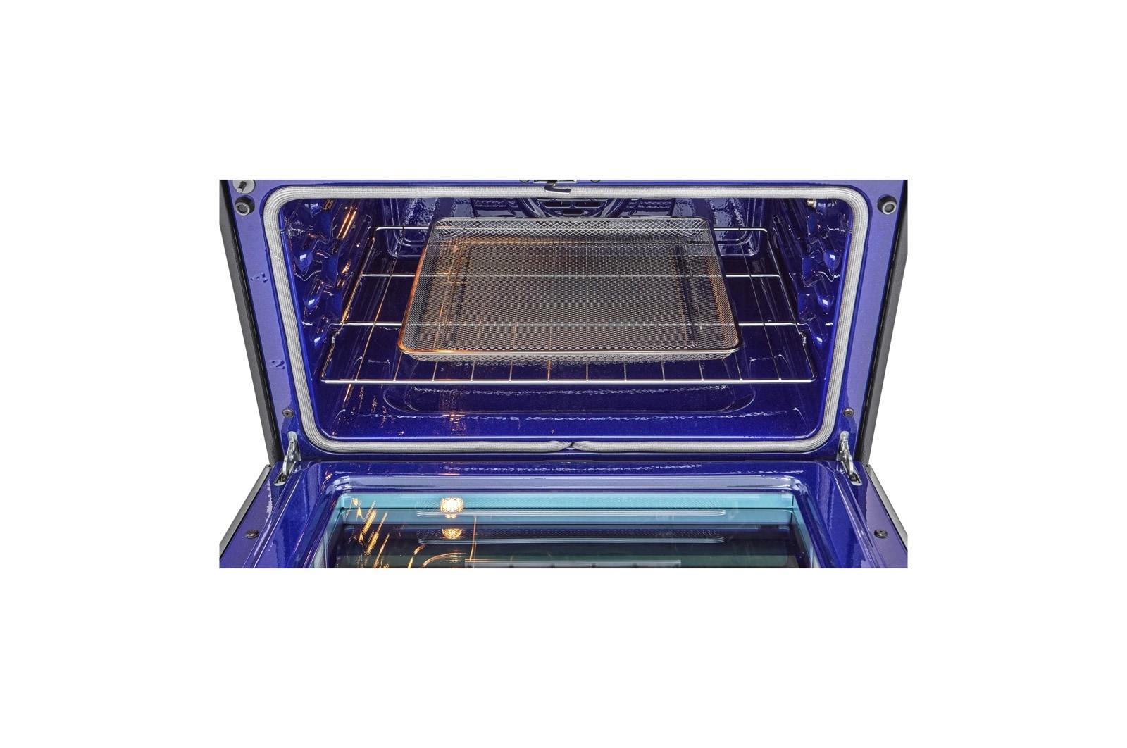 Lg LDEL7324YE 7.3 Cu. Ft. Smart Electric Double Oven Freestanding Range With Probake Convection®, Air Fry & Air Sous Vide