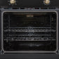 Forno FBOEL137030BLK Forno Vomero 30-Inch Wall Oven, Black, 5 Cu.Ft Capacity, 3550 Watts Convection, Mechanical Controls, Manuel Steam Clean