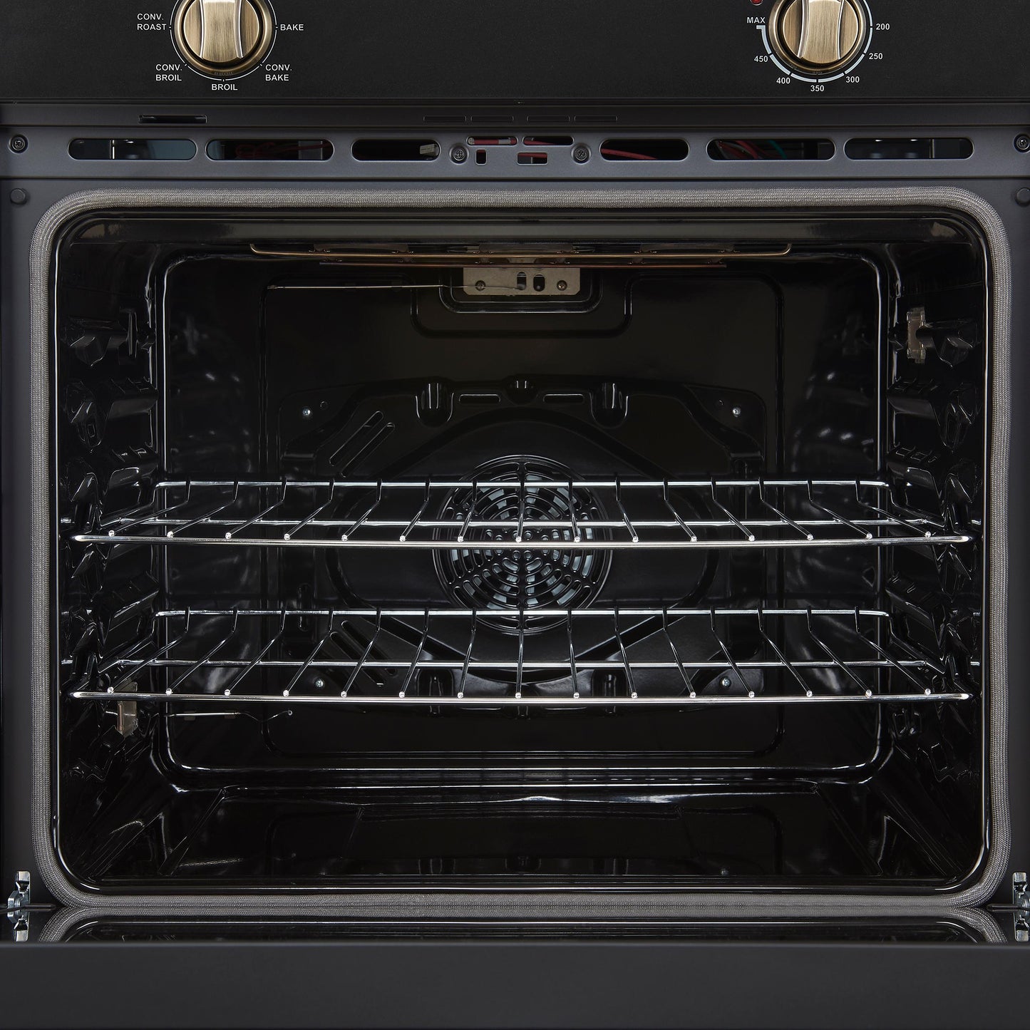 Forno FBOEL137030BLK Forno Vomero 30-Inch Wall Oven, Black, 5 Cu.Ft Capacity, 3550 Watts Convection, Mechanical Controls, Manuel Steam Clean