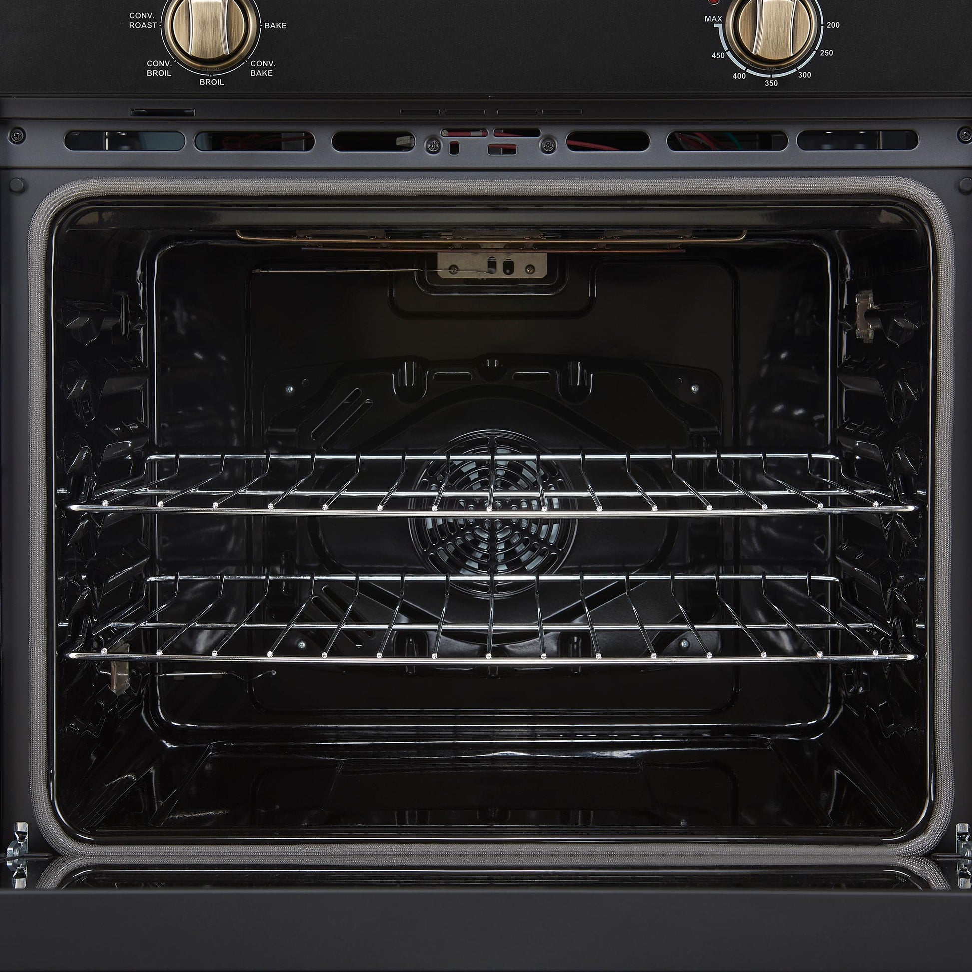 Forno FBOEL137030BLK Forno Vomero 30-Inch Wall Oven, Black, 5 Cu.Ft Capacity, 3550 Watts Convection, Mechanical Controls, Manuel Steam Clean
