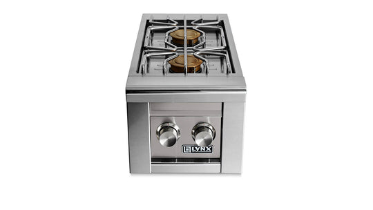 Lynx LSB22LSNG Built-In Double Side Burners - Limestone