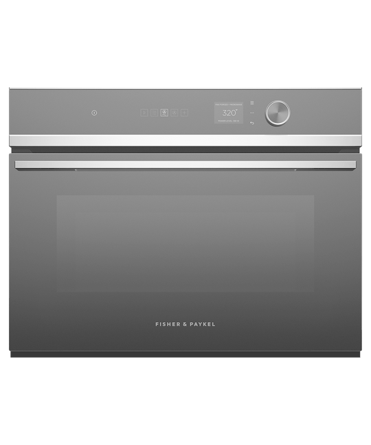 Fisher & Paykel OM24NDLX1 Convection Speed Oven, 24", 19 Function