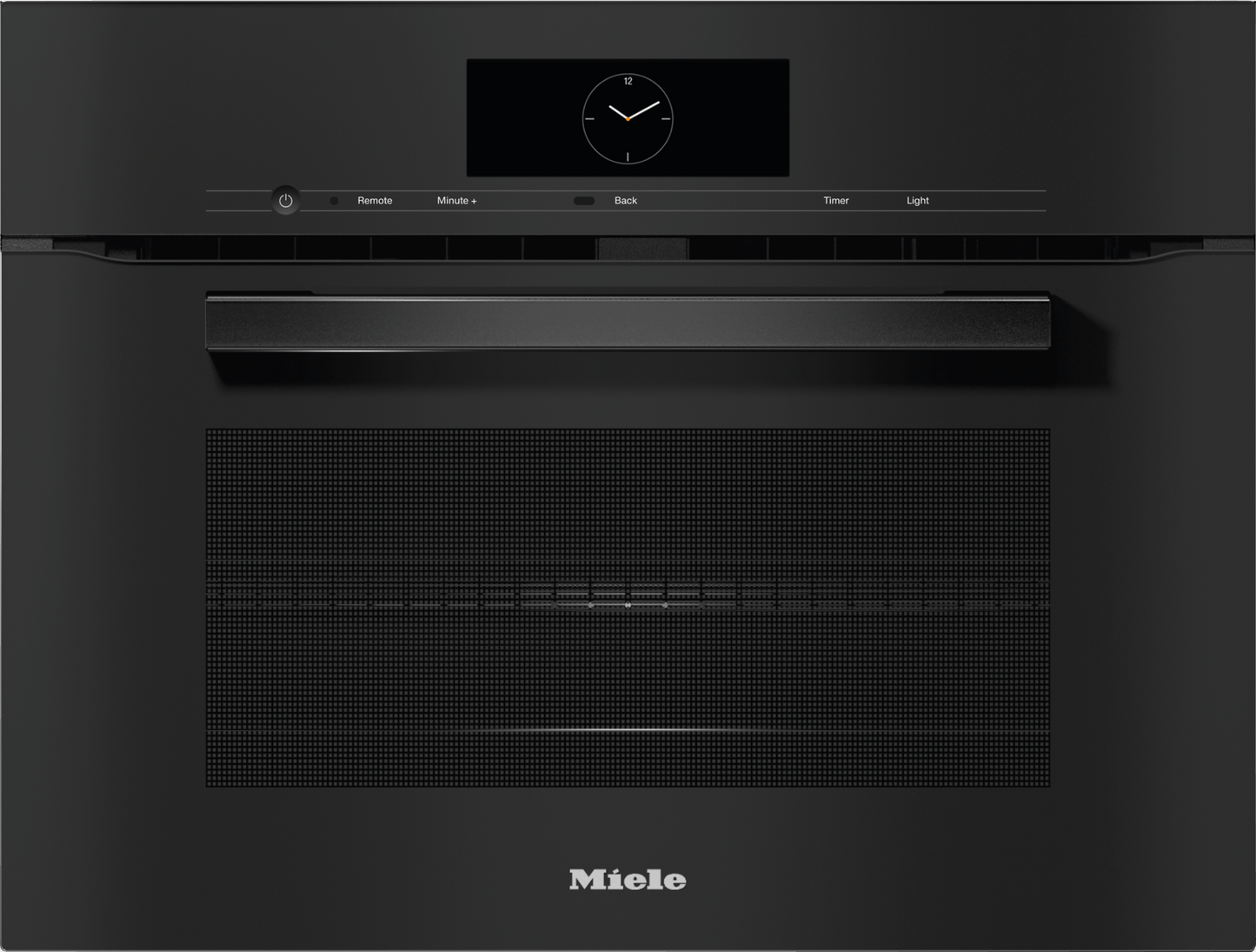 Miele H7840BMOB H 7840 Bm Am Obsidian Black - 24" Compact Speed Oven In A Perfectly Combinable Design With Automatic Programs And Roast Probe.