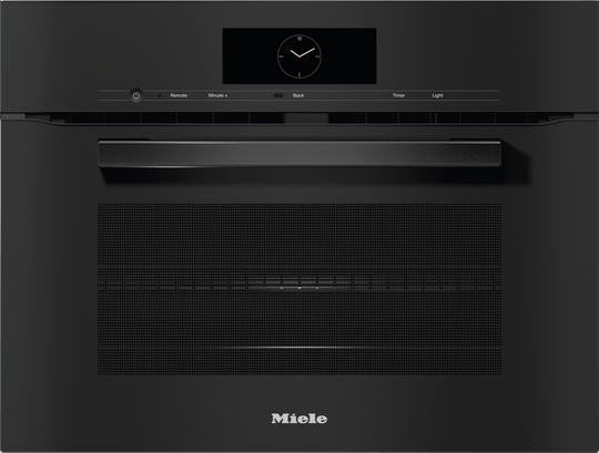 Miele H7840BMOB H 7840 Bm Am Obsidian Black - 24" Compact Speed Oven In A Perfectly Combinable Design With Automatic Programs And Roast Probe.