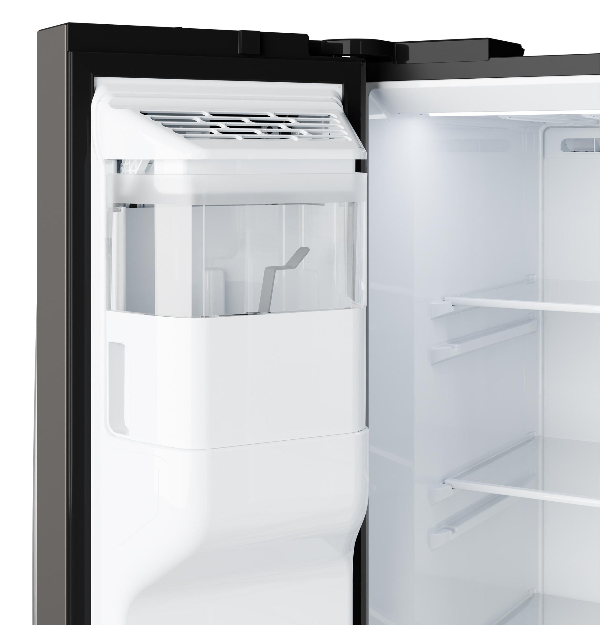 Ge Appliances GSS28NMYES Ge® 27.9 Cu. Ft. Side-By-Side Refrigerator With Extra Tall Dispenser And In-Door Icemaker
