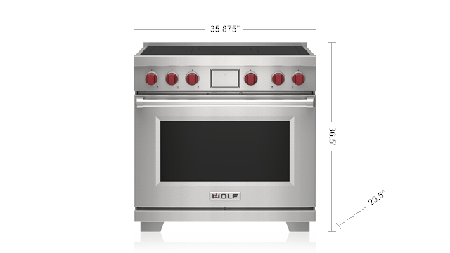 Wolf IR36551SP 36" Professional Induction Range